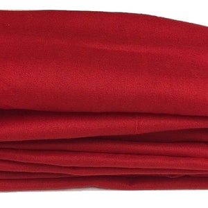 Cord Cover Red Cotton Fabric Handmade in USA 100 Sizes Available
