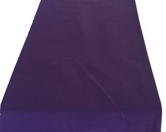 Table Runner Purple Cotton 28 Lengths and Widths to Choose From