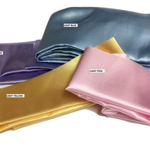 Cord Cover Pink Satin Fabric Handmade in USA 100 Sizes Available