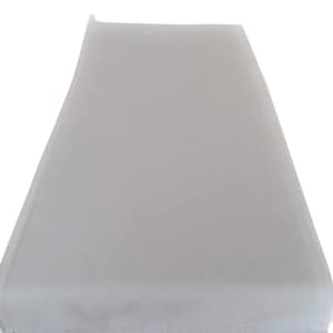 Gray Cotton Table Runner - Handmade in USA - 15 Sizes Available - Custom Length and Width
