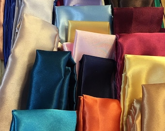 Cord Cover Satin 30 Colors and 100 Lengths and Widths to Choose From
