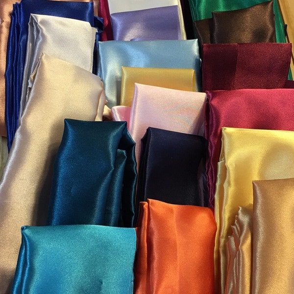 Cord Cover Satin 30 Colors and 100 Lengths and Widths to Choose From