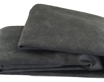 Cord Cover Charcoal Gray Faux Suede 100 Lengths and Widths to Choose From