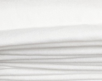 Cord Cover White Cotton Fabric Handmade in USA 40 Size Options