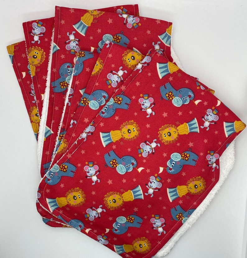 Baby Animals Handmade Baby Burp Cloths