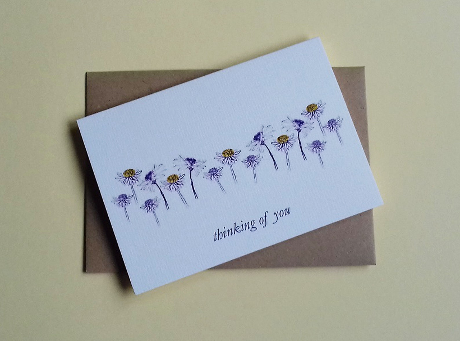 Thinking Of You Card Just To Say Card Thinking of You In  Etsy