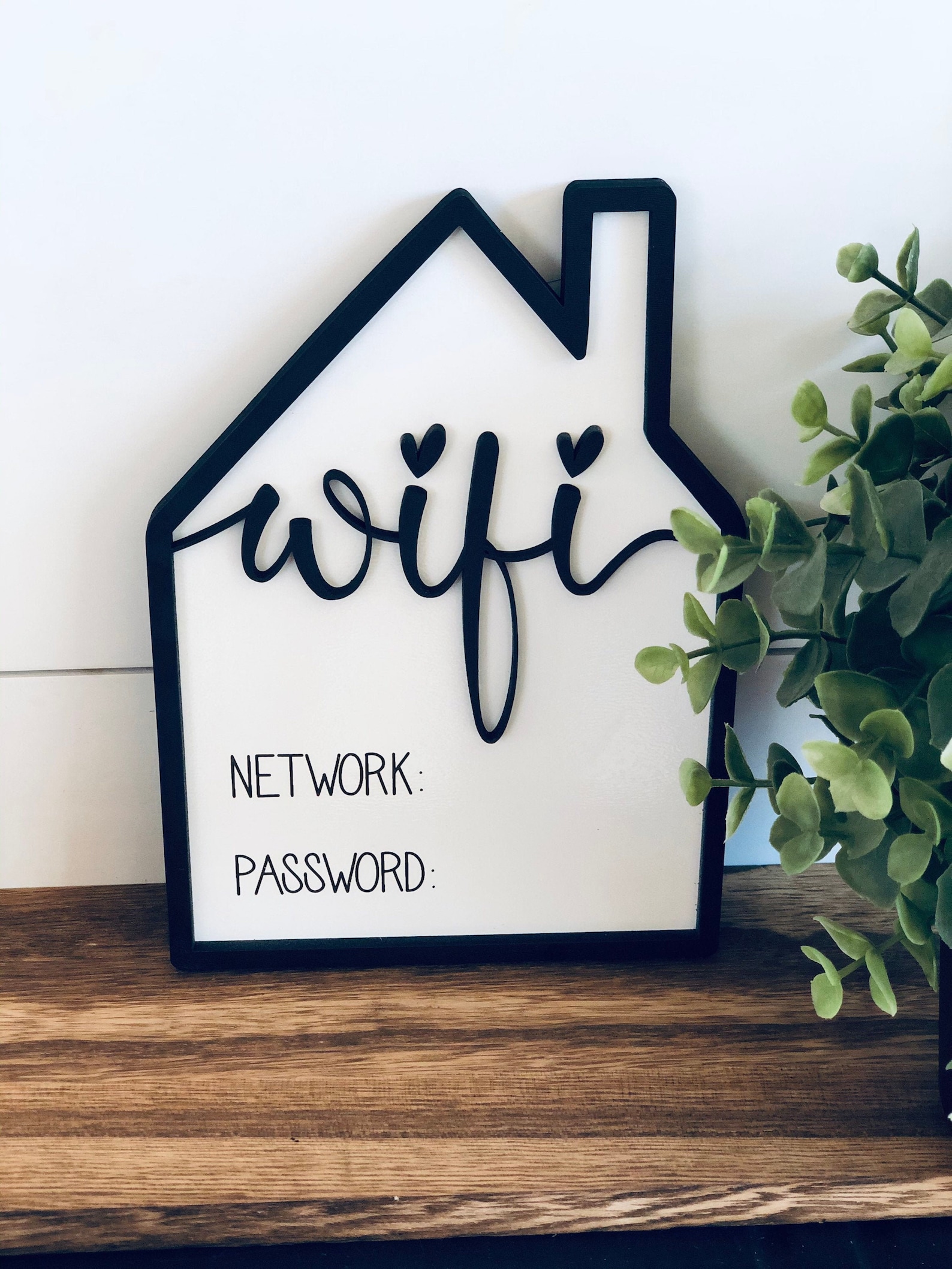 Wifi Network/password Farmhouse Home Decor Sign - Etsy