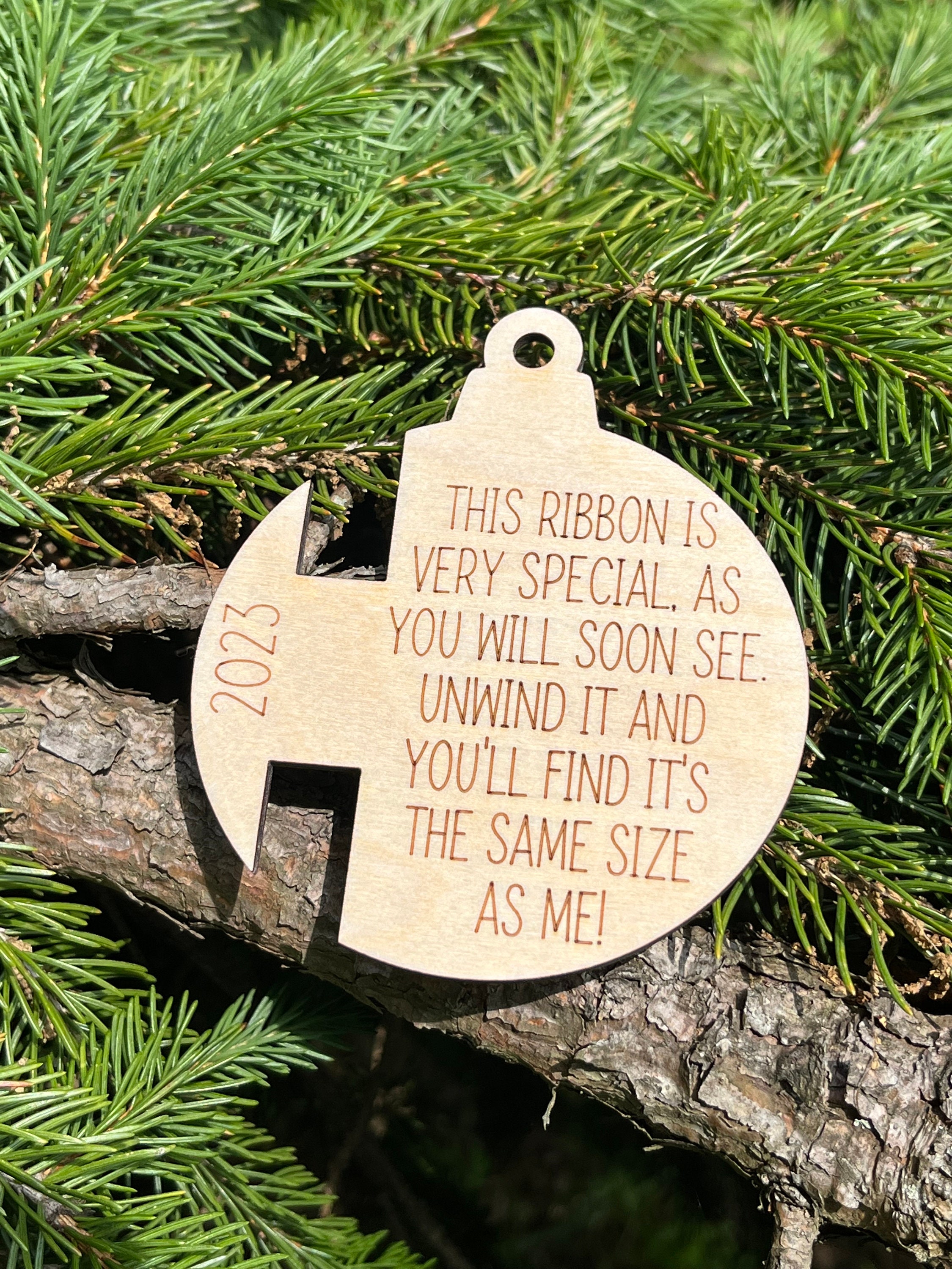 Personalized Height Ornament, Christmas Gift Ideas, Wooden Ornament, Wooden  String Ornament, Christmas 2023, Parent Gift, Kid Height 