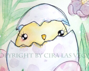 CHICKY • high-quality DIN A6 print