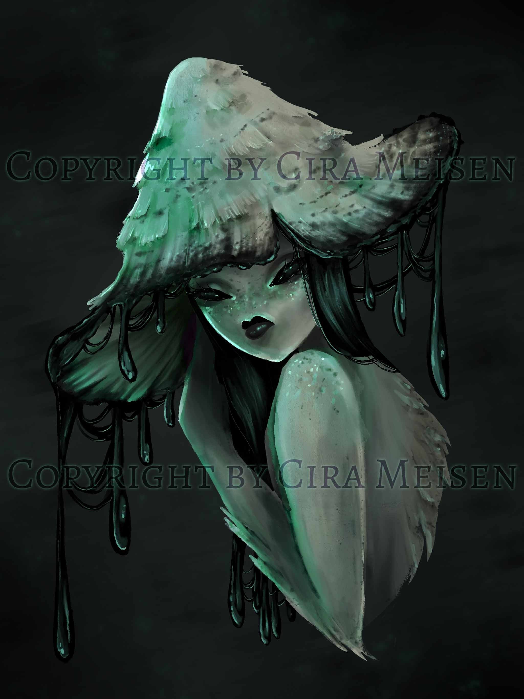 FLOATING, high-quality 18x24cm print