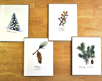 Happy Winter Notecard Set of 8