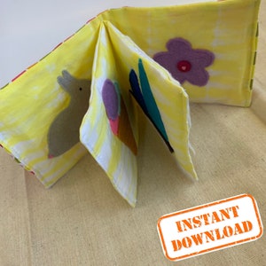Soft Book| DIY Gift for baby | Quiet Book Tutorial |  Quiet Book Sewing Pattern | Easy DIY baby toy| Baby sensory book| DIY quiet book