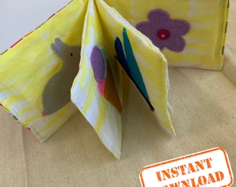 Soft Book| DIY Gift for baby | Quiet Book Tutorial |  Quiet Book Sewing Pattern | Easy DIY baby toy| Baby sensory book| DIY quiet book