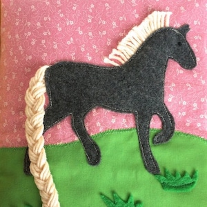 Horse Sewing Pattern | Unicorn Quiet Book Page PDF Pattern | Horse Quiet Book Patterns | Quiet Book Pages | Activity Book | Toddler book |