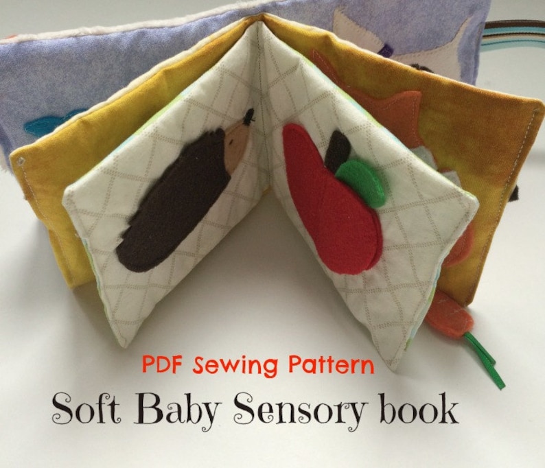 DIY Baby Toy Baby Sensory Book Quiet Book Sewing Pattern Etsy Australia