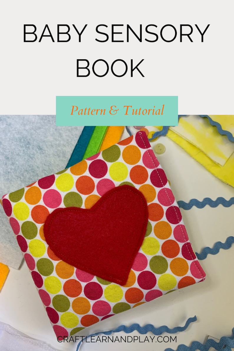 Sensory Book Gift for Baby Tutorial Easy DIY Gift for Baby Baby Sensory
