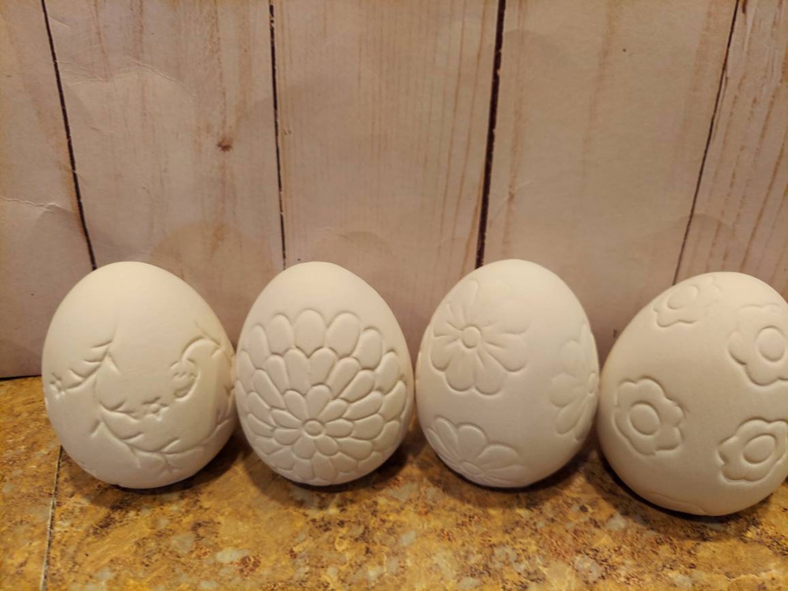 Decorative Ceramic Eggs 6 Px Set Eggs Ceramic Egg Easter Etsy