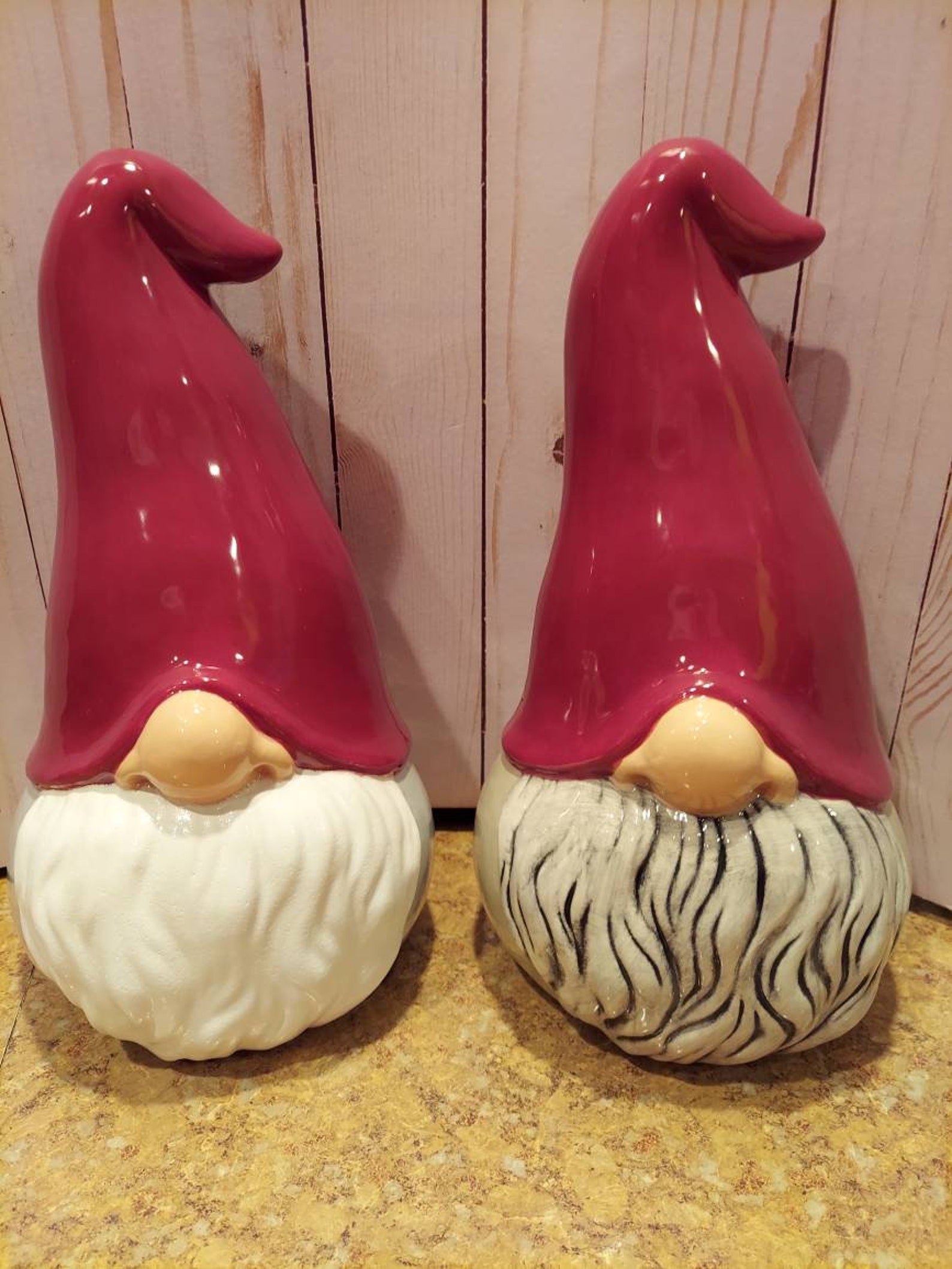 Ceramic Gnomes Spring gnomes ceramic gnome sets bisque Etsy