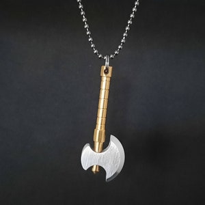 fantasy axe pendant