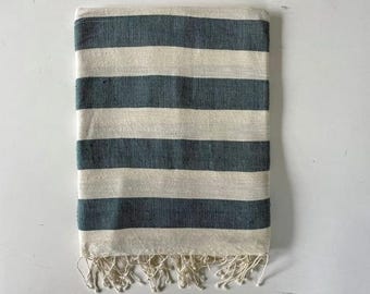 Omo Handwoven Ethiopian Cotton Beach Towel