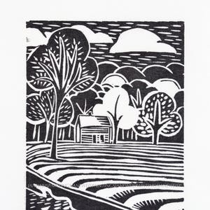 House by the Woods - Print