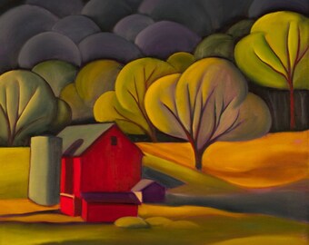 Valley Farm - Print