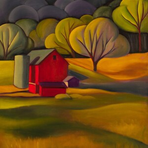 Valley Farm - Greeting Card