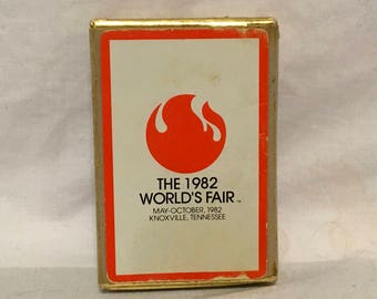 1982 World's Fair Playing Cards Knoxville Tennessee One Deck Congress