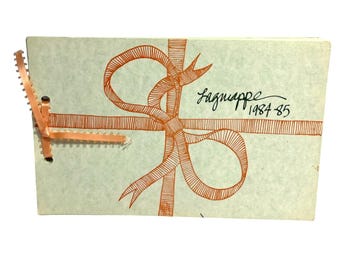 Vintage Lagniappe Rezepte Kochbuch 1984-85 Junior League von Beaumont TX Ribbon Bound