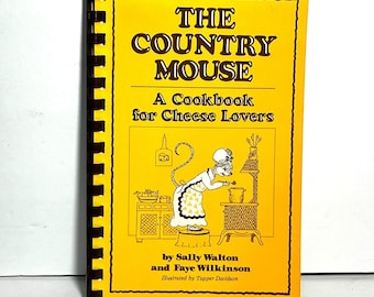 El libro de cocina Country Mouse para amantes del queso, impresión de 1986