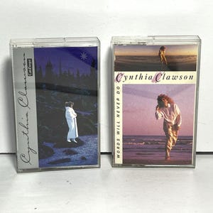 Cynthia Clawson Gospel Music Cassette Tapes Set Of 2