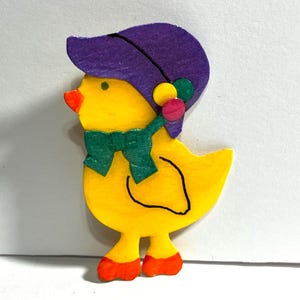 Easter Chick Lapel Pin Brooch