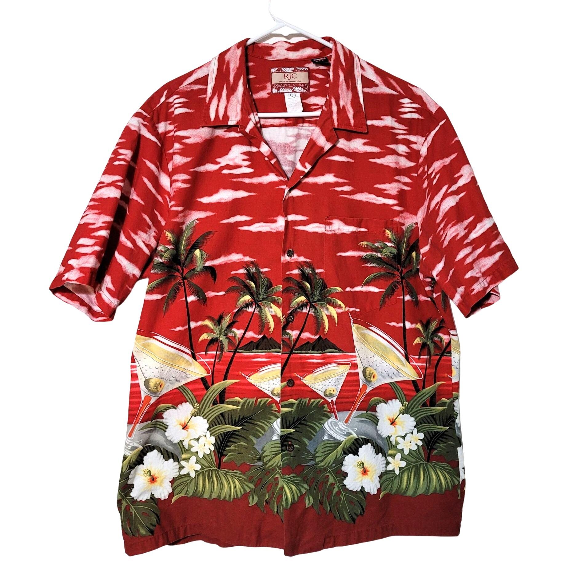 Chemise Hawaïenne Homme RJC Ltd - 100% Coton - Taille M - Motifs Marins Sealife