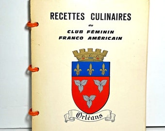 Recettes Culinaires Club Livre de cuisine féminin franco-américain français anglais 1963