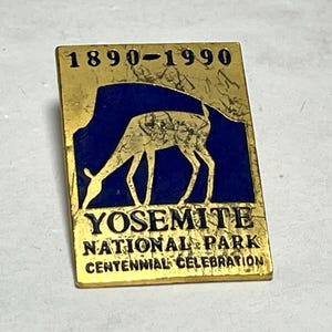 Yosemite National Park Centennial Celebration Lapel Pin