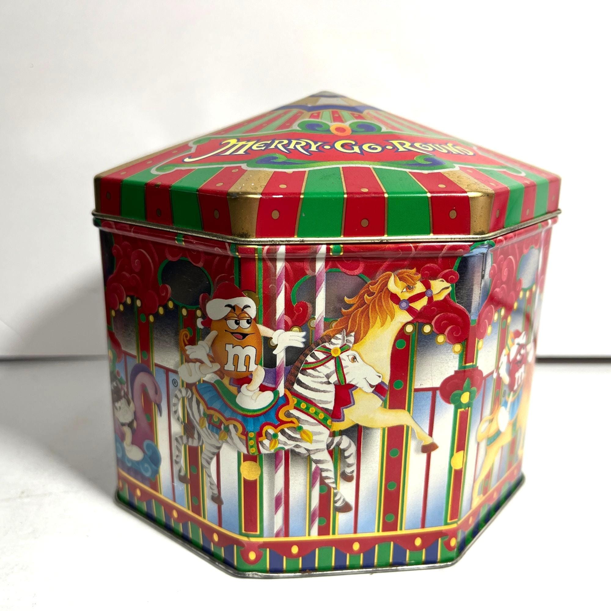 M & Ms Merry Go Round Limited Edition 1997 Christmas Village