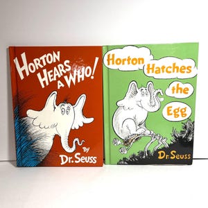 Horton Hears A Who und Horton Hatches The Egg Von Dr. Seuss Hardcover Bücherset