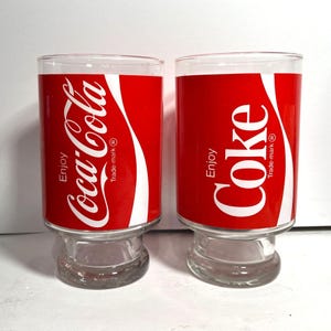 ヴィンテージ コカコーラ ドリンクグラス 2個セット エンジョイ