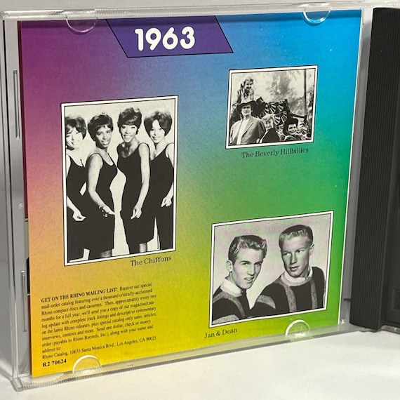 Billboard Top Rock N Roll Hits 1963 CD Album - Etsy