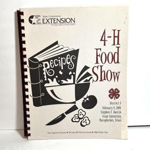 Kids 4h Cooking Book 1960 - Etsy