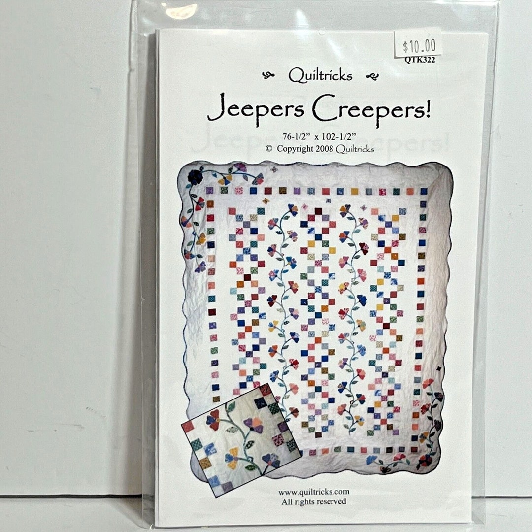 Jeepers Creepers Quilt Pattern Quiltricks Etsy