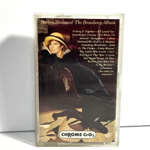 Barbra Streisand The Broadway Album Cassette Tape 1985