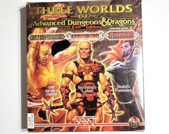 Geavanceerde pc-game Dungeons & Dragons: Al-Qadim, Dark Sun, Ravenloft