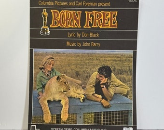 Born Free Sheet Music 1966