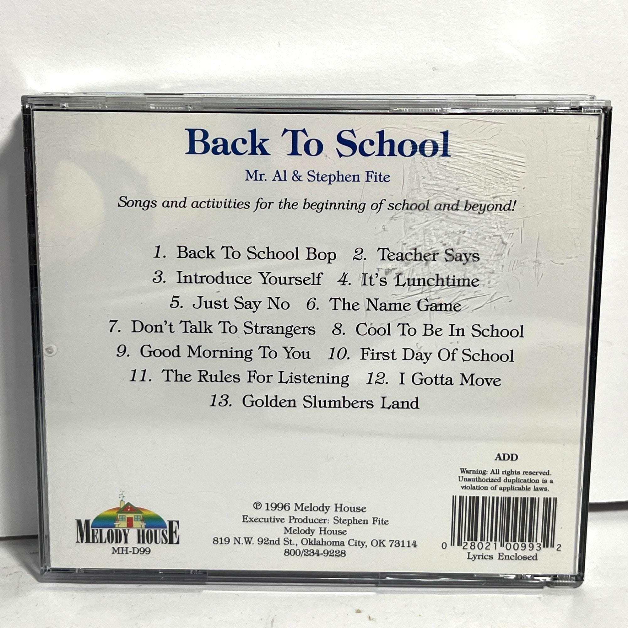 Back to School CD Set by Mr Al Stephen Fite - Etsy
