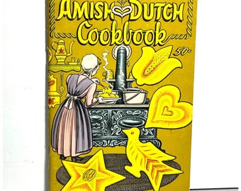 Impression du livre de cuisine hollandais amish 1968