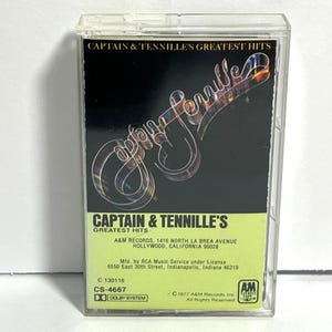 Fita Cassete Captain and Tennille Greatest Hits 1977