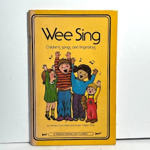 Wee Sing Childrens Songs Fingerplays Book 1983
