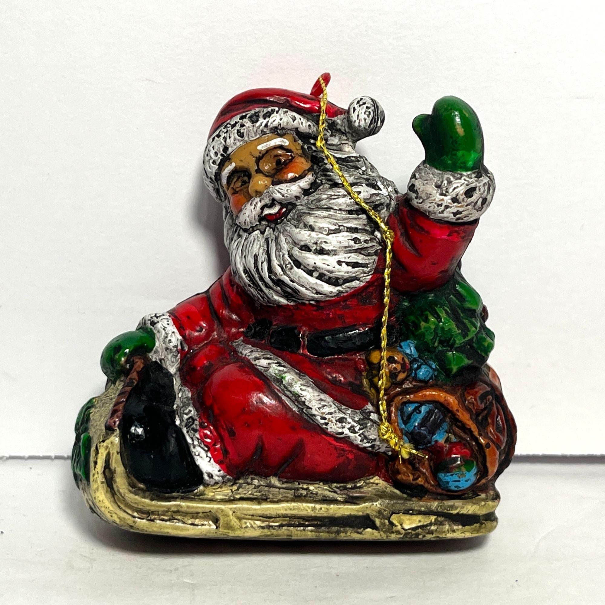 ヴィンテージサンタクロース クリスマスブローモールドオーナメント