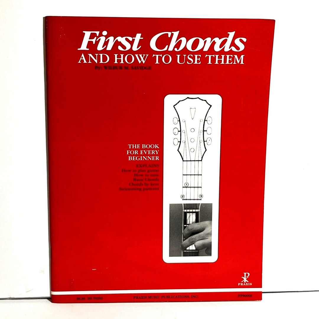 First Chords and How to Use Them 1990 Guitar Instruction Etsy
